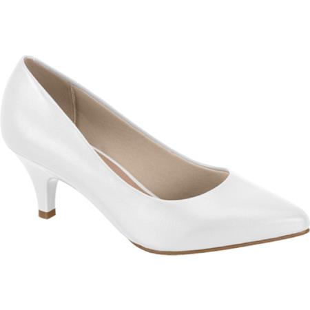 Scarpin hotsell branco confort