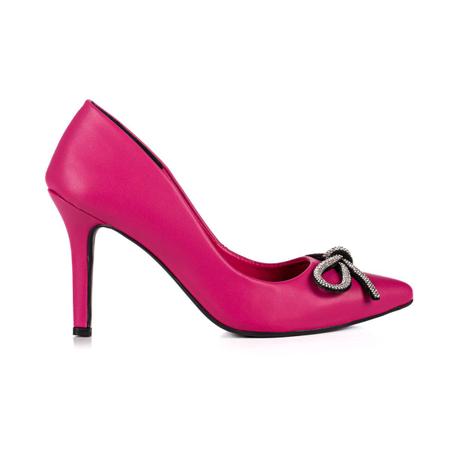 Imagem de Scarpin Feminino Jjojo Larissa Salto Alto Fino 10cm Bico