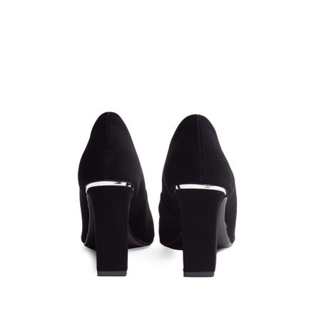 Scarpin nobuck cheap salto grosso