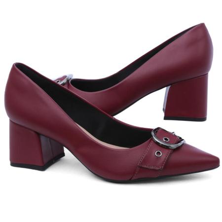 Scarpin Mariota Feminino 20462 Burgundy - MARIOTTA Imagem de Scarpin Mariota Feminino 20462 Burgundy