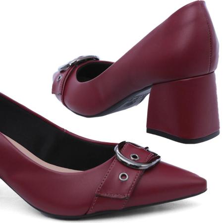 Scarpin Mariota Feminino 20462 Burgundy - MARIOTTA Imagem de Scarpin Mariota Feminino 20462 Burgundy