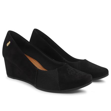 Scarpin preto sale aveludado