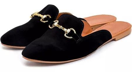 Scarpin Rasteiro Sapatilha Feminina Sapato Mule Salome Plus Polo