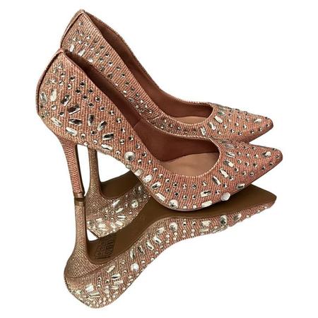 Scarpin brilhante prata sale