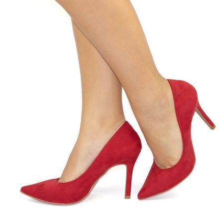 Scarpin Salto Fino Vermelho 9Cm Madame surt shoes Scarpin