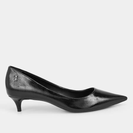 Scarpin preto santa cheap lolla salto medio