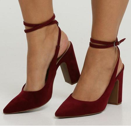 Scarpin em suede vizzano amarração bico fino feminino sales