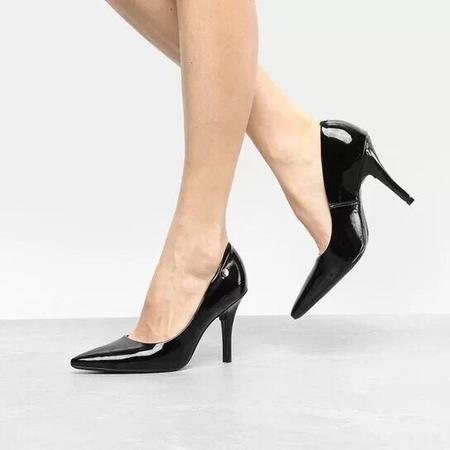 Scarpin vizzano verniz preto cheap