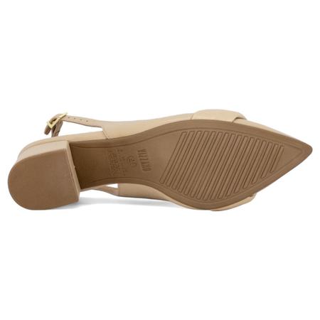 Imagem de Scarpin Vizzano Salto Bloco Slingback Bico Fino Feminino