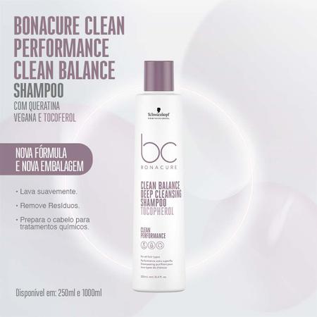 Imagem de Schwarzkopf BC Clean Performance Balance Deep Cleansing - Shampoo