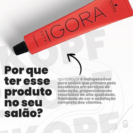 Imagem de Schwarzkopf Igora Royal Coloração 7/4 Louro Médio Bege  60ml