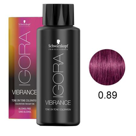 Imagem de Schwarzkopf  Igora Vibrance 0-89 Potencializador Vermelho Violeta (Marsala) 60ml