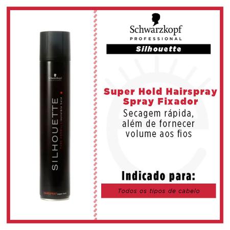 Imagem de Schwarzkopf Professional Silhouette Super Hold Hairspray - Spray Fixador
