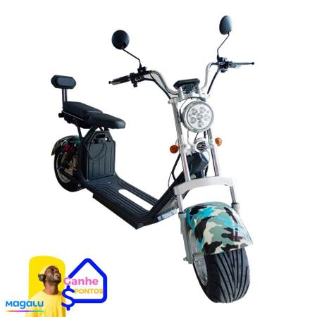 Venda de Moto Elétrica Scooter 2000W Vermelha Homologada para