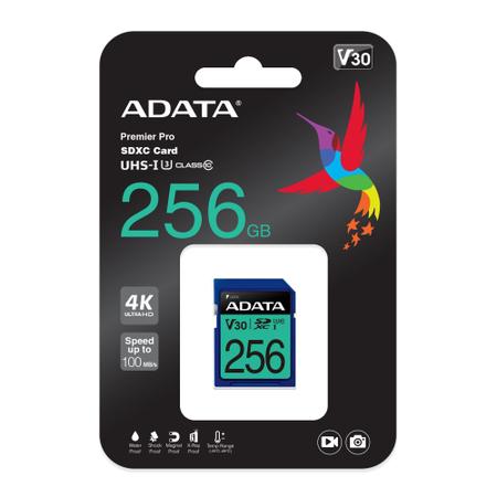 Imagem de SDXC Adata Premier Pro 256GB Classe 10