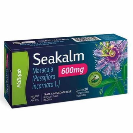 Imagem de Seakalm 600Mg C/20 Comprimidos - Calmante Natural Para Ansiedade - NATULAB