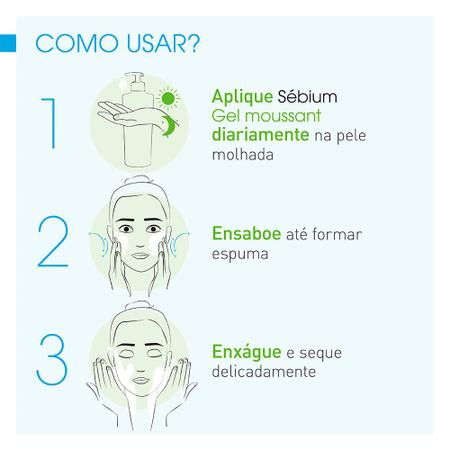 Imagem de Sébium Gel Moussant Bioderma - Gel de Limpeza Antioleosidade