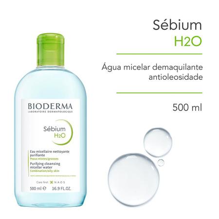 Imagem de Sébium H2O Água Micelar para Pele Oleosa Bioderma