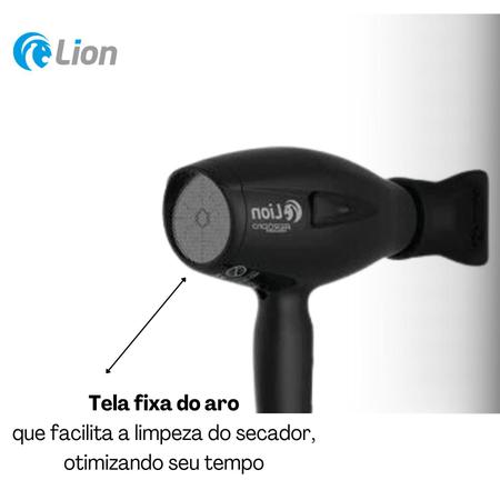 Secador De Cabelo Profissional Lion Aero Pro 2150w - Pink Cor Pink