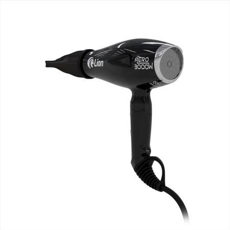 Imagem de Secador Cabelo Aero 3000w Lion 220v Preto + Prancha Chapinha Pro Tittan 500 Lion 250 Bivolt Cobre