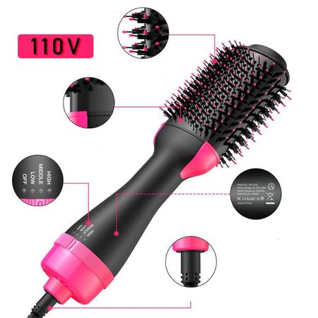 Secador Cabelo Profissional E Escova Alisadora Secadora - Correia Ecom Imagem de Secador Cabelo Profissional E Escova Alisadora Secadora