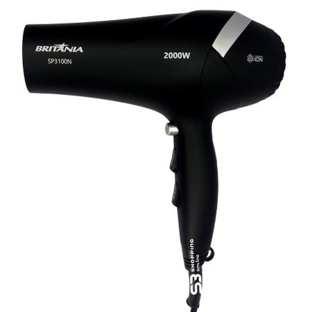 Secador De Cabelo Profissional 2100w Com Difusor De Cachos