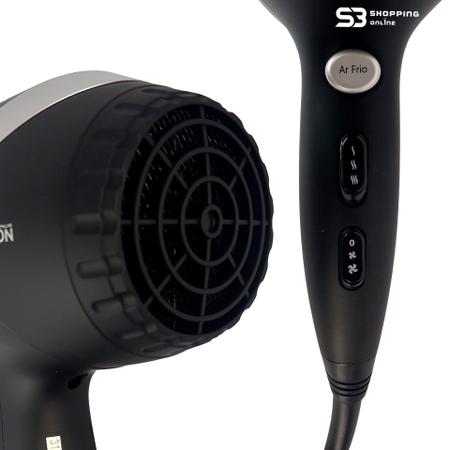 Secador De Cabelo Profissional 2100w Com Difusor De Cachos