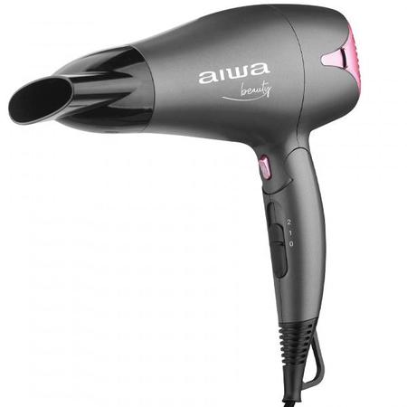 Imagem de Secador de Cabelo Aiwa Beauty AW-THD1839 1.800 Watts 220 - 240 V ~ 50/60 HZ - Cinza/Rosa