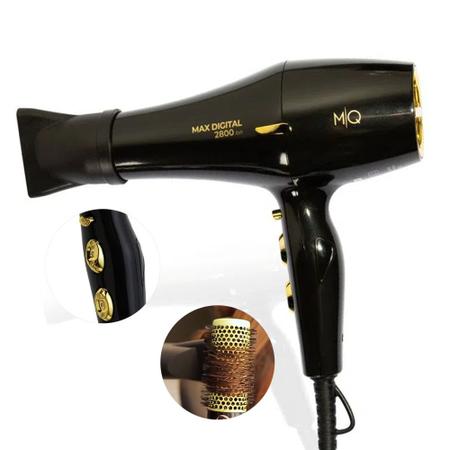 Secador De Cabelo Profissional Mq Max Digital 2800 220v Cor Preto