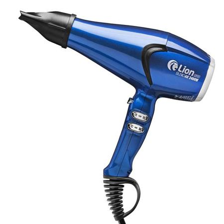 Secador Cabelo Profissional Lion Silenciar Coloré 220v Azul