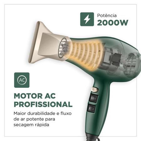 Imagem de Secador De Cabelo Profissional Mondial Scp-ju-02 2000w 220v