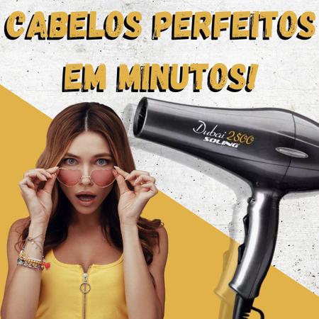 Secador de Cabelo Profissional Soling Dubai 2500 - Secador de Cabelo  Profissional - Magazine Luiza