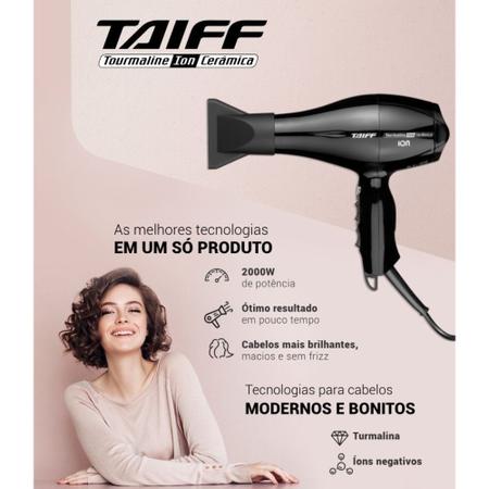 Secador Taiff Profissional Tourmaline Ion Ceramica