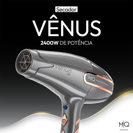 Imagem de Secador De Cabelo Profissional Vênus 2400W Chumbo - MQ Professional