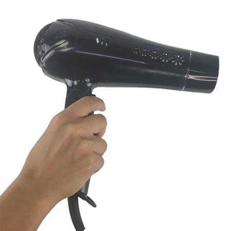 Secador de Cabelo Bivolt 2000W Silencioso Dobravel Difusor Salao  Cabeleireiro Beleza