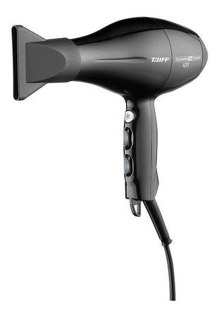 Secador de cabelo Taiff Elegance Tourmaline Íon preto 127V