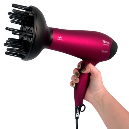 Secador de cabelo profissional 2500w salão e modelador 32mm - Philco -  Secador de Cabelo - Magazine Luiza