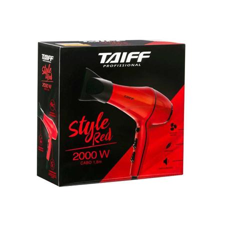 Imagem de Secador de Cabelos Taiff Style Red 2000W Vermelho 127V