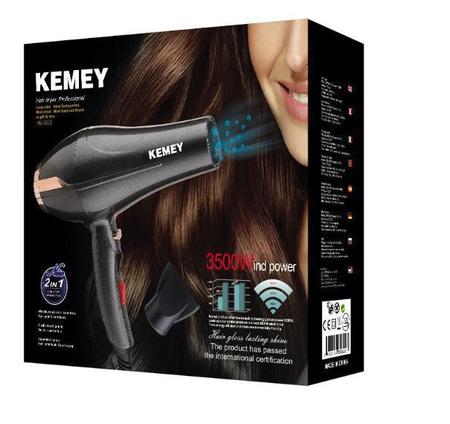 Secador De Cabelo 110v Kemei 5812 Profissional 2 Velocidades