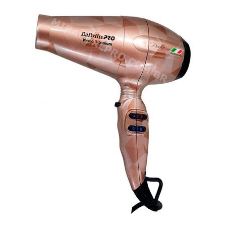 Imagem de Secador Profissional Babyliss Pro Nano Titanium Porto Fino 6600  2000 W Vetro Rose