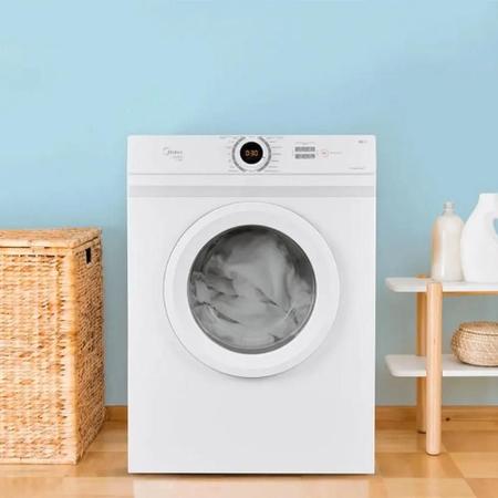 Imagem de Secadora Midea HealthGuard 11,2Kg 15 Programas de Secagem Cesto Inox Branco