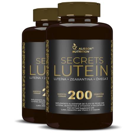 Imagem de Secrets Lutein Omega 3 + Luteína + Zeaxantina 2x200 cápsulas softgels - Alisson Nutrition