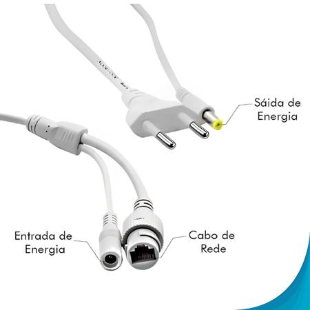 Imagem de Segurança 360 WiFi Hd Externa Visão Noturna