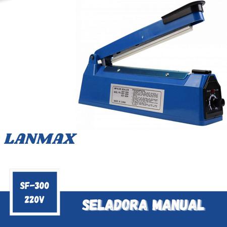 Imagem de Seladora Manual De Plástico Profissional Portátil 30 cm