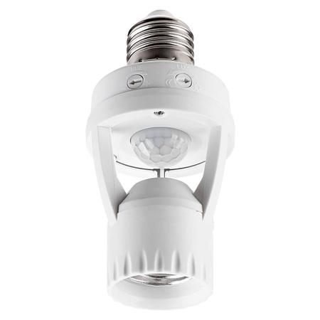 Sensor De Presença Iluminação Lâmpada Fotocélula Soquete E27 - RELET Imagem de Sensor De Presença Iluminação Lâmpada Fotocélula Soquete E27