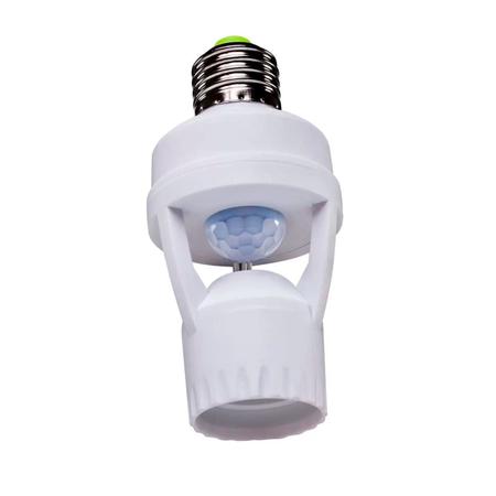 Sensor De Presença Iluminação Lâmpada Fotocélula Soquete E27 - RELET Imagem de Sensor De Presença Iluminação Lâmpada Fotocélula Soquete E27