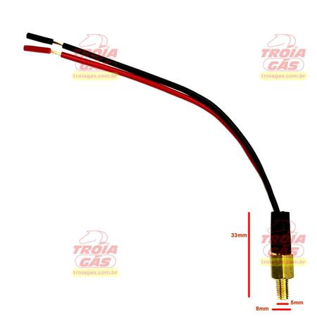 Imagem de Sensor de Temperatura da Água Redutor Tomasetto igt  5mm 5ª geração Stag TA Bigas