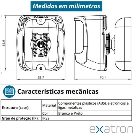 Imagem de Sensor Presença Frontal Temporizador APP Smart X Control