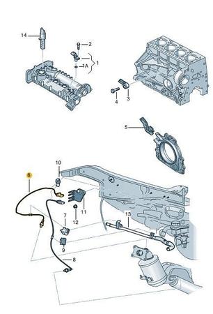 Sensor Sonda Lambda 16v 3 Cilindros Vw Gol e Saveiro 04E906262CD