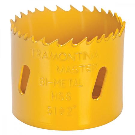 Imagem de Serra Copo Bi-Metalica 102 mm 4" Tramontina com Dentes em Aço Rapido HSS
